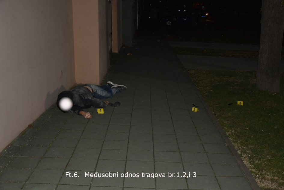 Telo pored zgrade